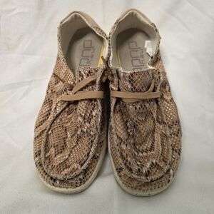 Hey Dude Wendy Python Light Rose